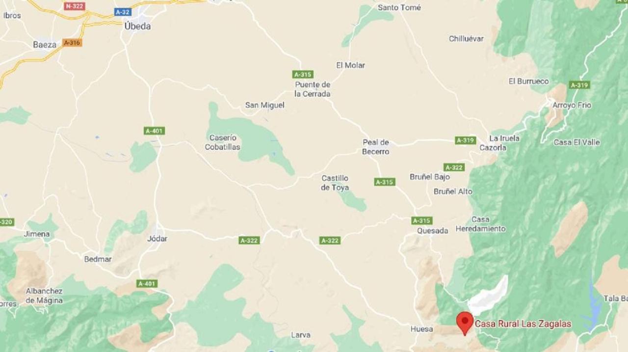 Penzion Alojamiento Rural Las Zagalas Tiscar Exteriér fotografie